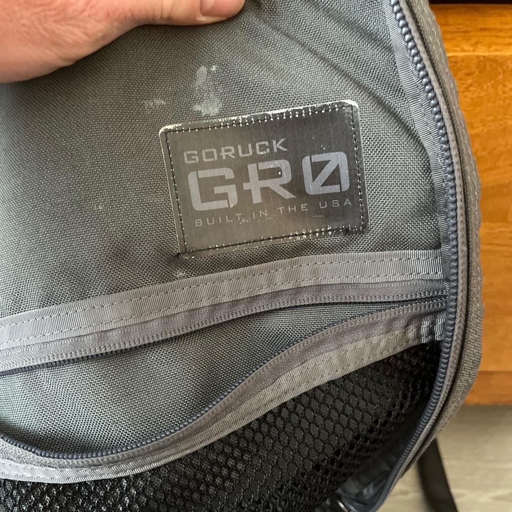 GORUCK GR0 (The OG 21L ruck) in Wolf Grey - Picture 2 of 6